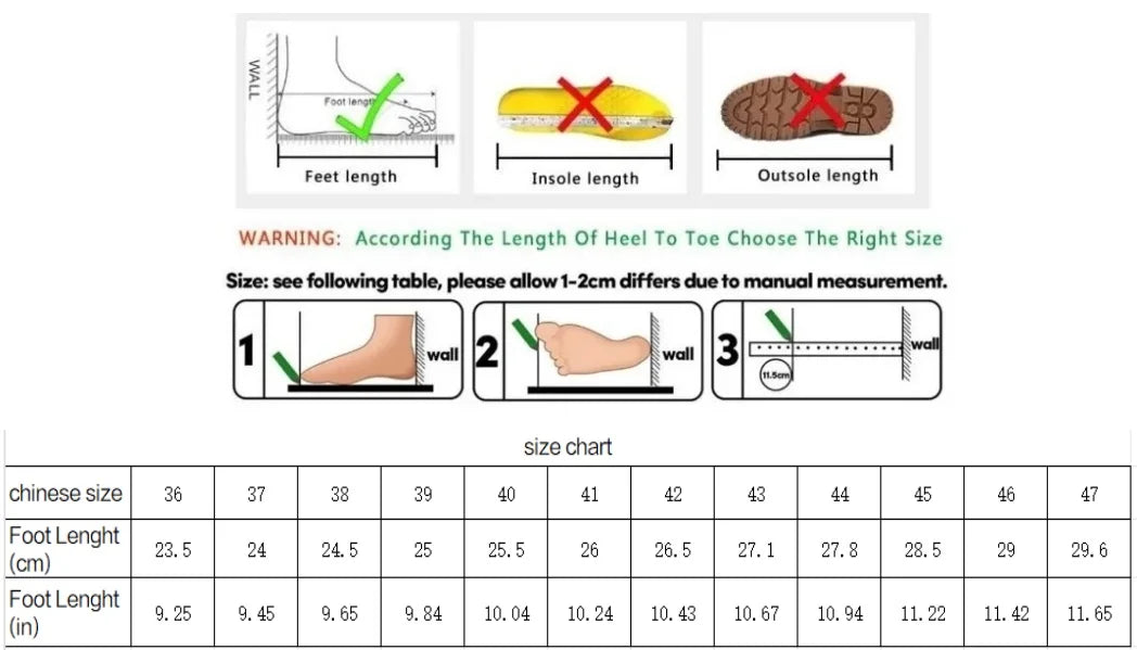 Men Minimalist Barefoot Shoes Wide Fit Lightweight Slip On