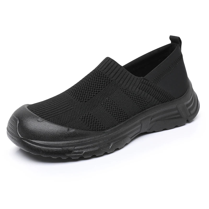 Women Slip On Mesh Shoes Breathable Anti Slip Summer Flats