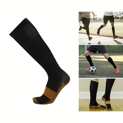 Copper Compression Socks 20-30 mmHg Knee High for Men and Women