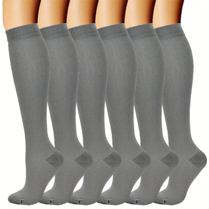 Copper Compression Socks 20-30 mmHg Knee High for Men and Women