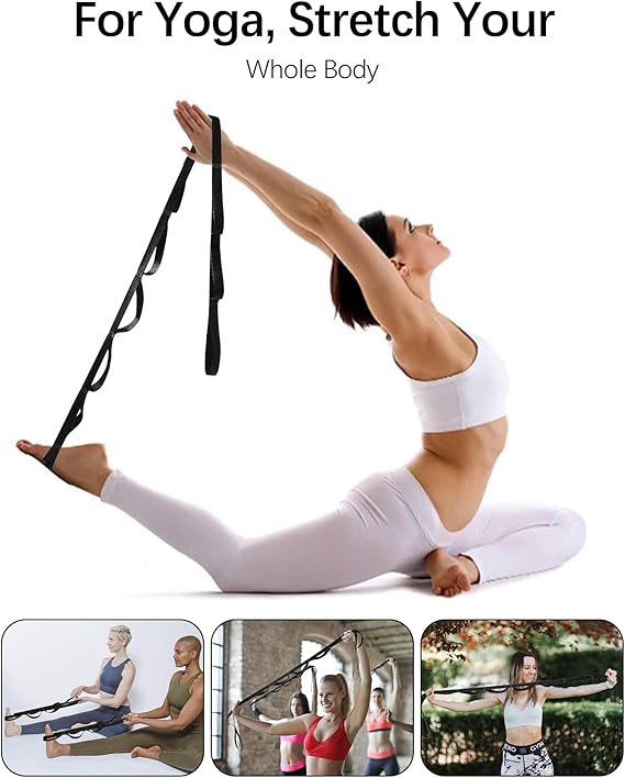 Loop Yoga Stretching Strap for Physical Therapy