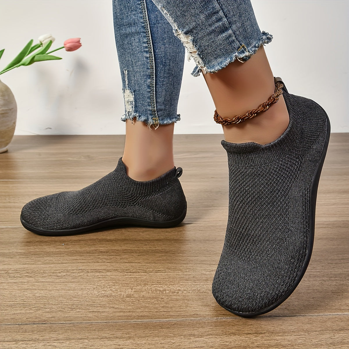 Women’s Wide Toe Box Sneakers Zero Drop Minimalist Barefoot Shoes