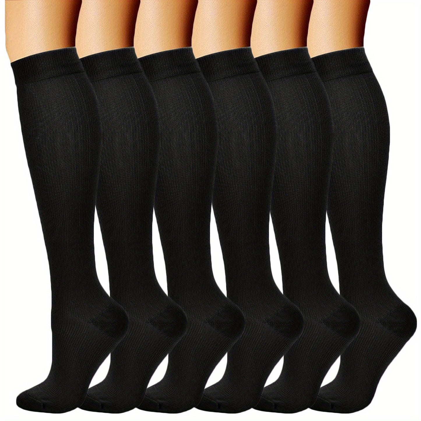 Copper Compression Socks 20-30 mmHg Knee High for Men and Women