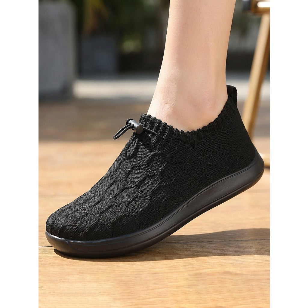 Women’s Wide Toe Box Lace Up Walking Sneakers Breathable Wide Fit Shoes