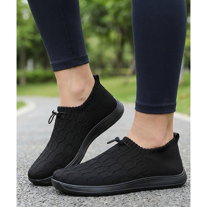 Women’s Wide Toe Box Lace Up Walking Sneakers Breathable Wide Fit Shoes