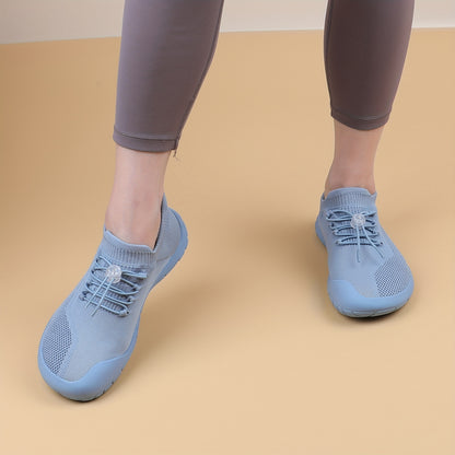 Womens Wide Fit Walking Sneakers