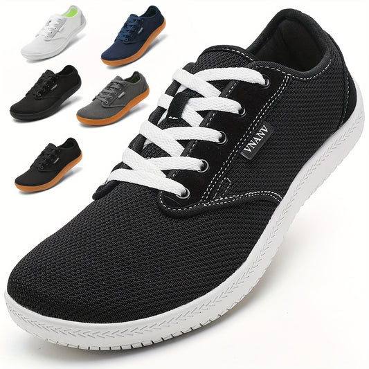 Women Minimalist Barefoot Shoes Zero Drop Wide Fit Lace Up