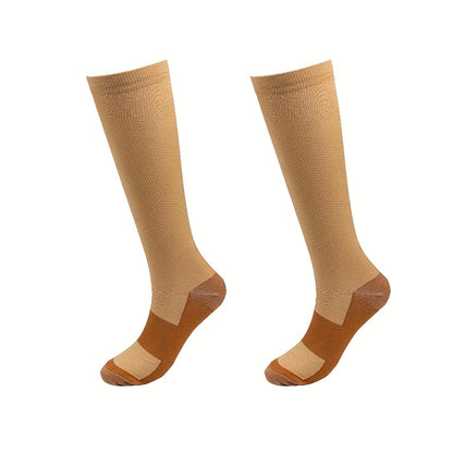 Copper Compression Socks 20-30 mmHg Knee High for Men and Women
