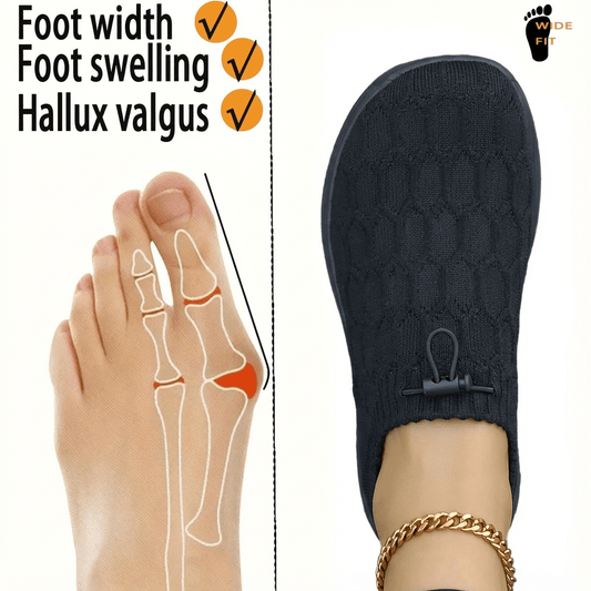 Women’s Wide Toe Box Lace Up Walking Sneakers Breathable Wide Fit Shoes