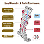 Graduated Compression Socks 20-30 mmHg – Wide Fit, Breathable