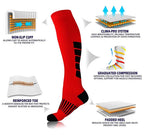 Graduated Compression Socks 20-30 mmHg – Wide Fit, Breathable