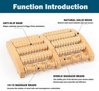 Wooden Foot Massage Roller