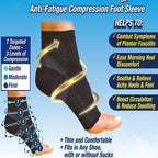 Ankle Compression Socks – Graduated Support, Breathable Fabric