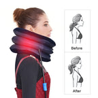 Inflatable Air Neck Support Pillow – Adjustable Fit