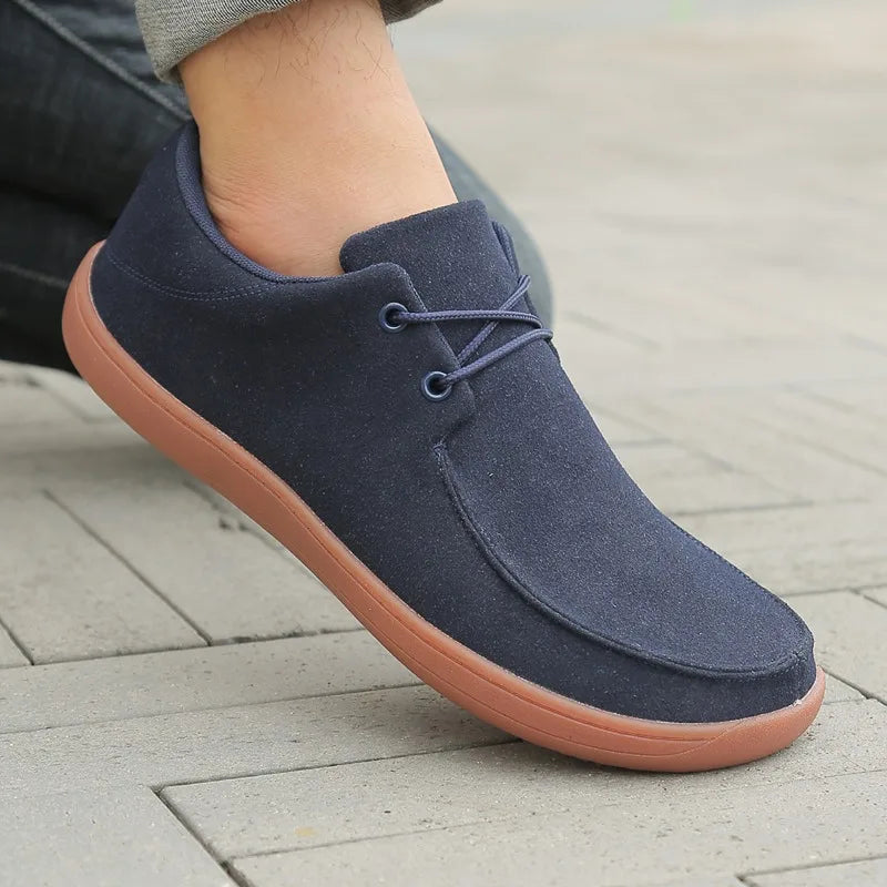 Wide barefoot orthopedic walking shoes for men and women