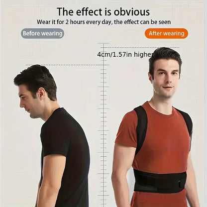 Reinforced Posture Corrector Vest for Lumbar Support