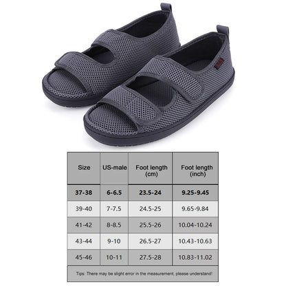 Diabetic Sandals Adjustable Hook & Loop