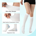 Graduated Compression Stockings 15-21 mmHg – Knee High, Unisex