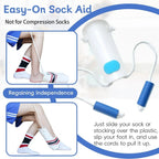 Sock Aid Tool Easy On Off Helper Portable Dressing Aid