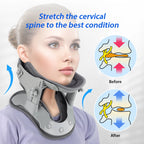 Adjustable Heated Neck Support Collar – 3-in-1 Design