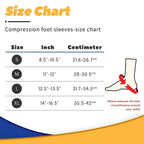 Copper Compression Ankle Support Sleeve for Foot & Ankle Comfort