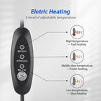 Adjustable Heated Neck Support Collar – 3-in-1 Design