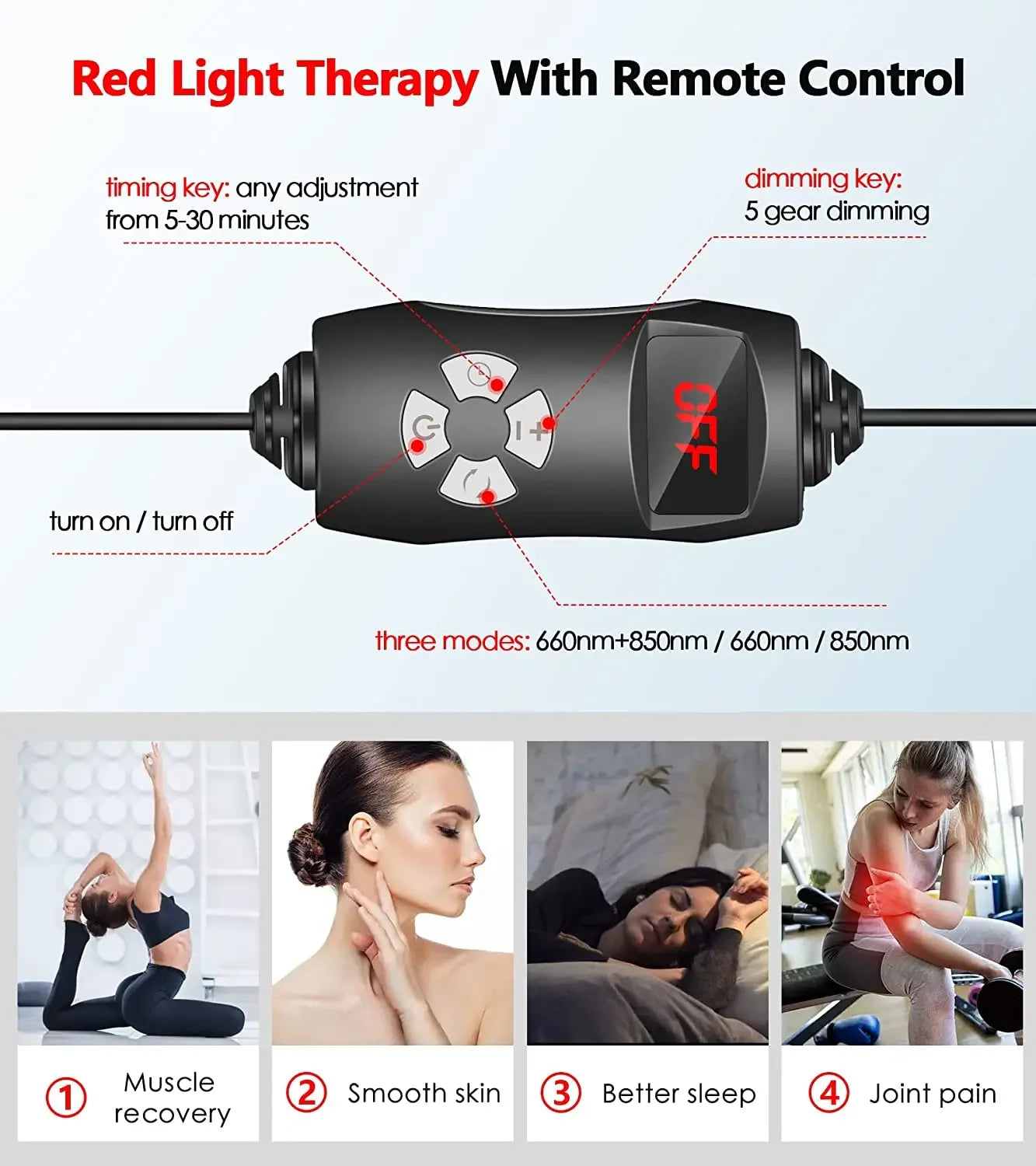 Red Light Therapy Lamp