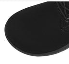 Wide Toe Lace-Up Casual Loafers for Men