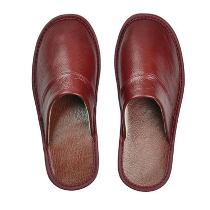 Genuine Leather House Slippers