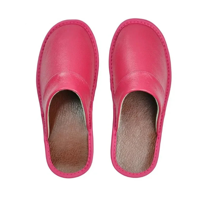 Genuine Leather House Slippers