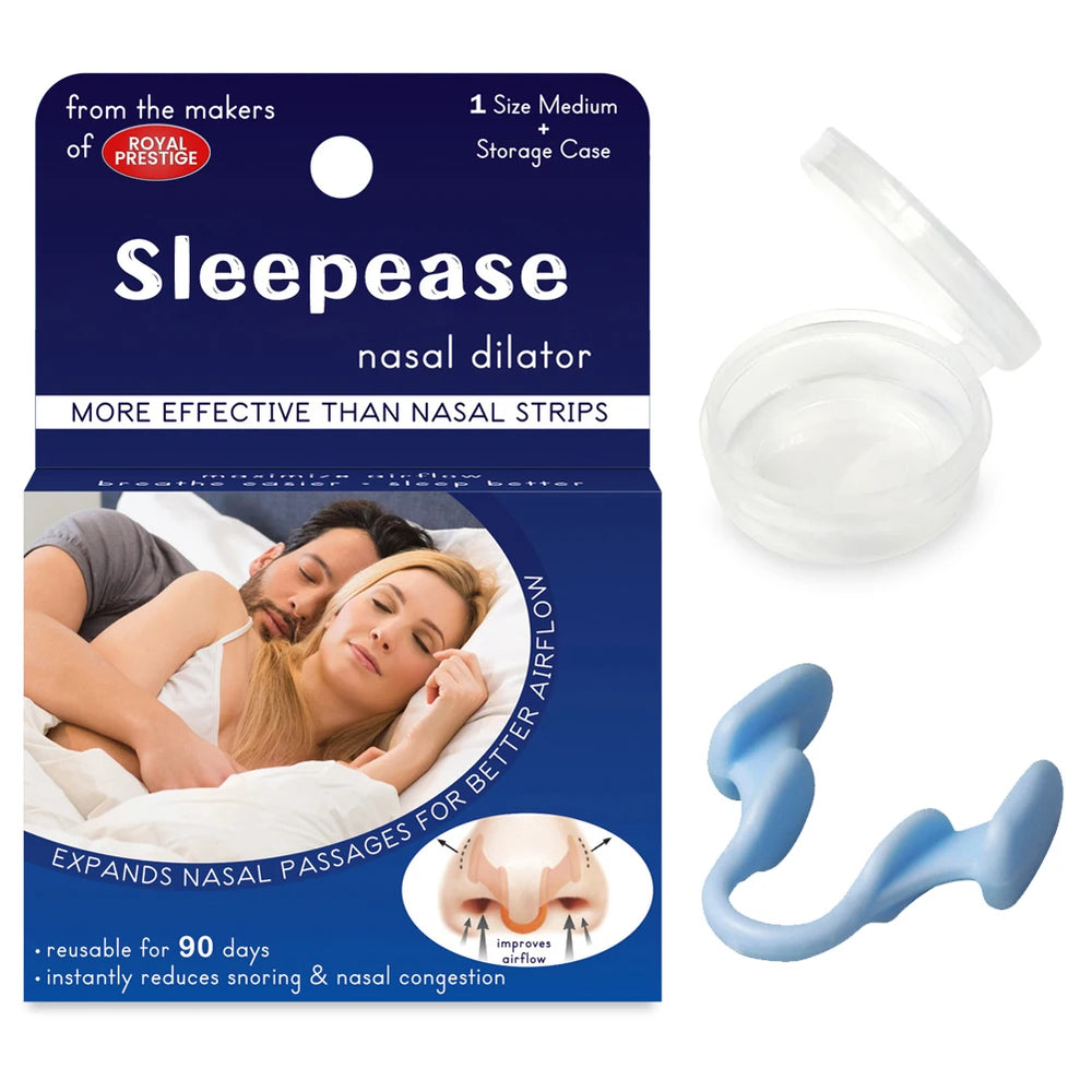 Silicone Anti-Snoring Nose Clip - Comfortable Sleep Aid