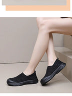Women Slip On Mesh Shoes Breathable Anti Slip Summer Flats