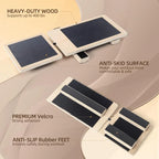 Single Foot Balance Board Ankle Trainer Wooden Non Slip Wobble Board