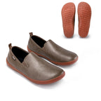 Wide Toe Leather Shoes