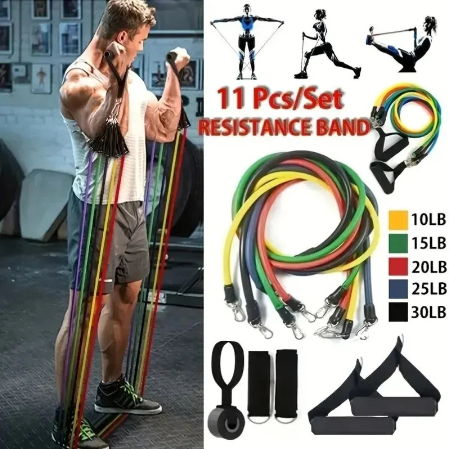 Resistance Bands Training Set of 11
