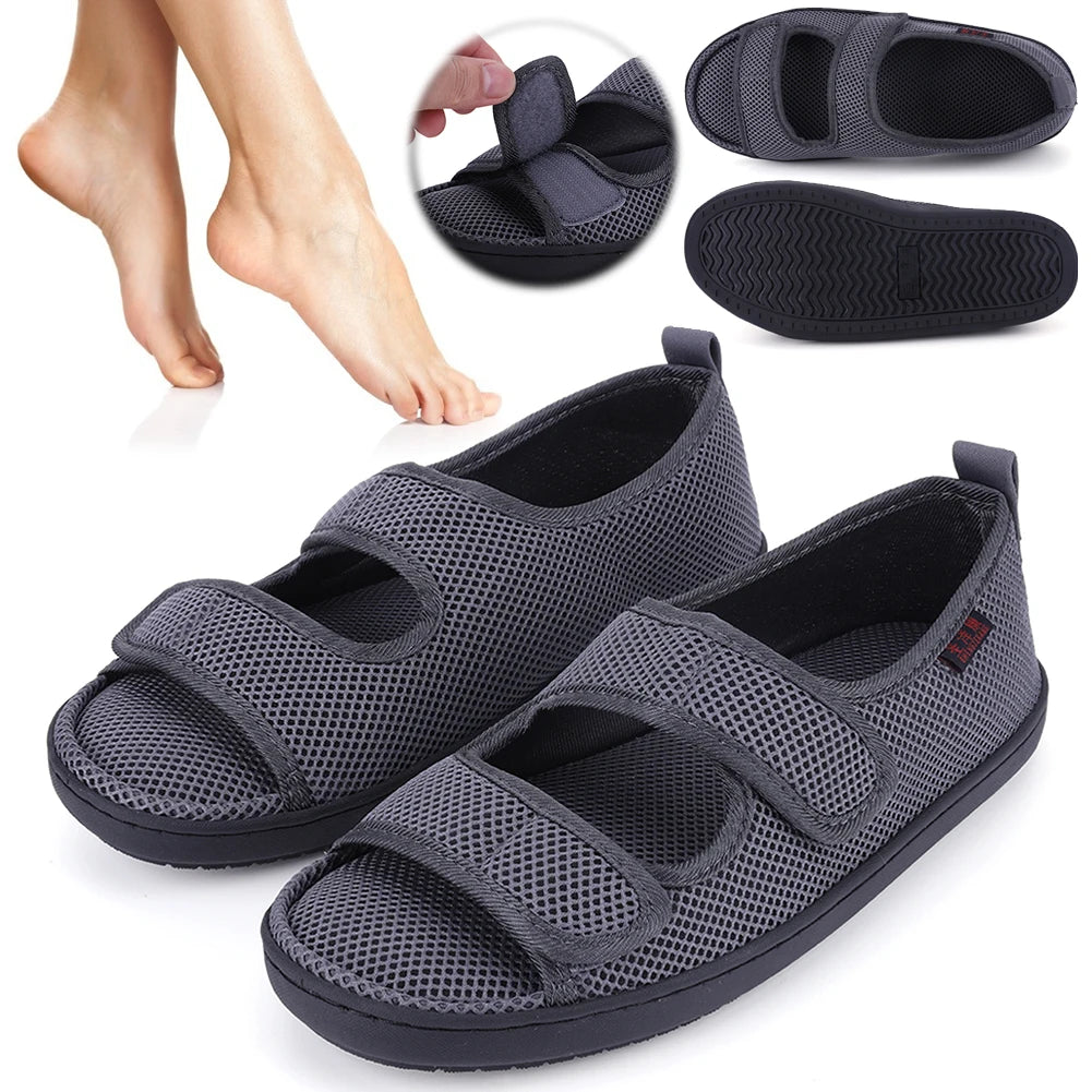 Diabetic Sandals Adjustable Hook & Loop