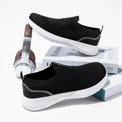 Wide Toe Slip On Running Shoes