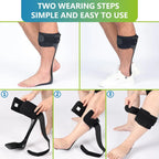 Adjustable Ankle Foot Support Brace – Flexible Lightweight Design