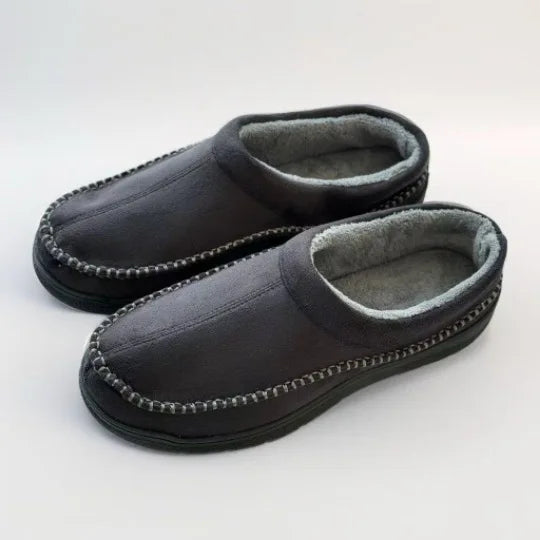 Men Winter House Slippers Memory Foam Warm Non Slip Indoor