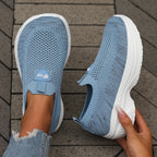 Wide Fit Thick Sole Mesh Sneakers for Men and Women