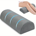 Half Moon Bolster Memory Foam Leg and Knee Elevation Pillow