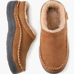 Men Winter House Slippers Memory Foam Warm Non Slip Indoor