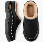 Men Winter House Slippers Memory Foam Warm Non Slip Indoor