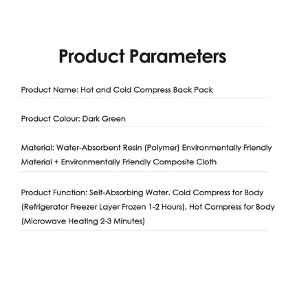 Self Absorbing Ice Wrap