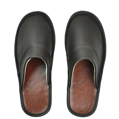 Genuine Leather House Slippers