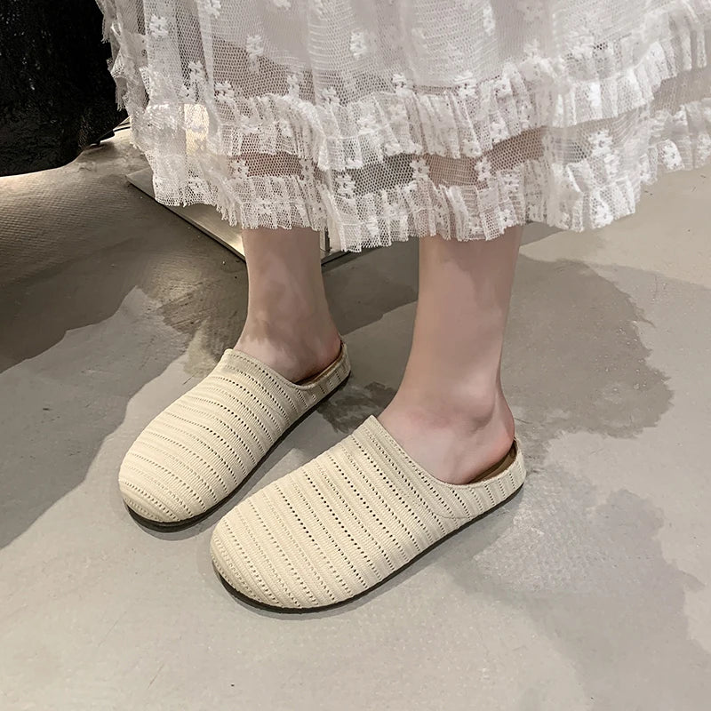 Breathable Mesh Mary Jane Flats