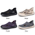Women's Wide Fit Walking Sneakers – Breathable, Cushioned Sole
