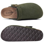 Women Cork Leather Clogs