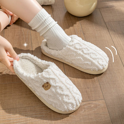 Women Winter Fur Slippers