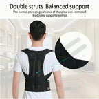 Adjustable Back Support Vest with Reinforced Brace Design